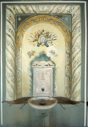 La fontaine à l'eau de rose  Maison Stepan Hindliyan, Vieux Plovdiv